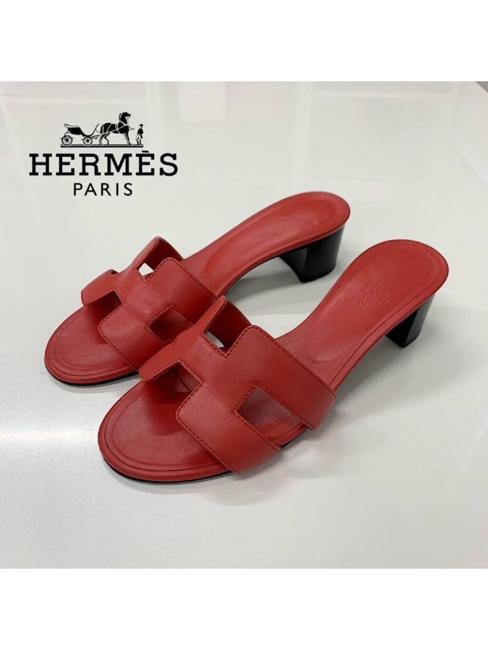 Hermes Oasis Leather Sandals